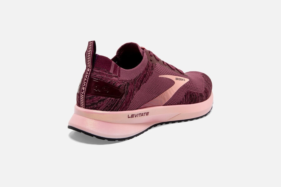 Brooks Levitate 4 Road Loopschoenen Dames - Roze - 391806WEZ